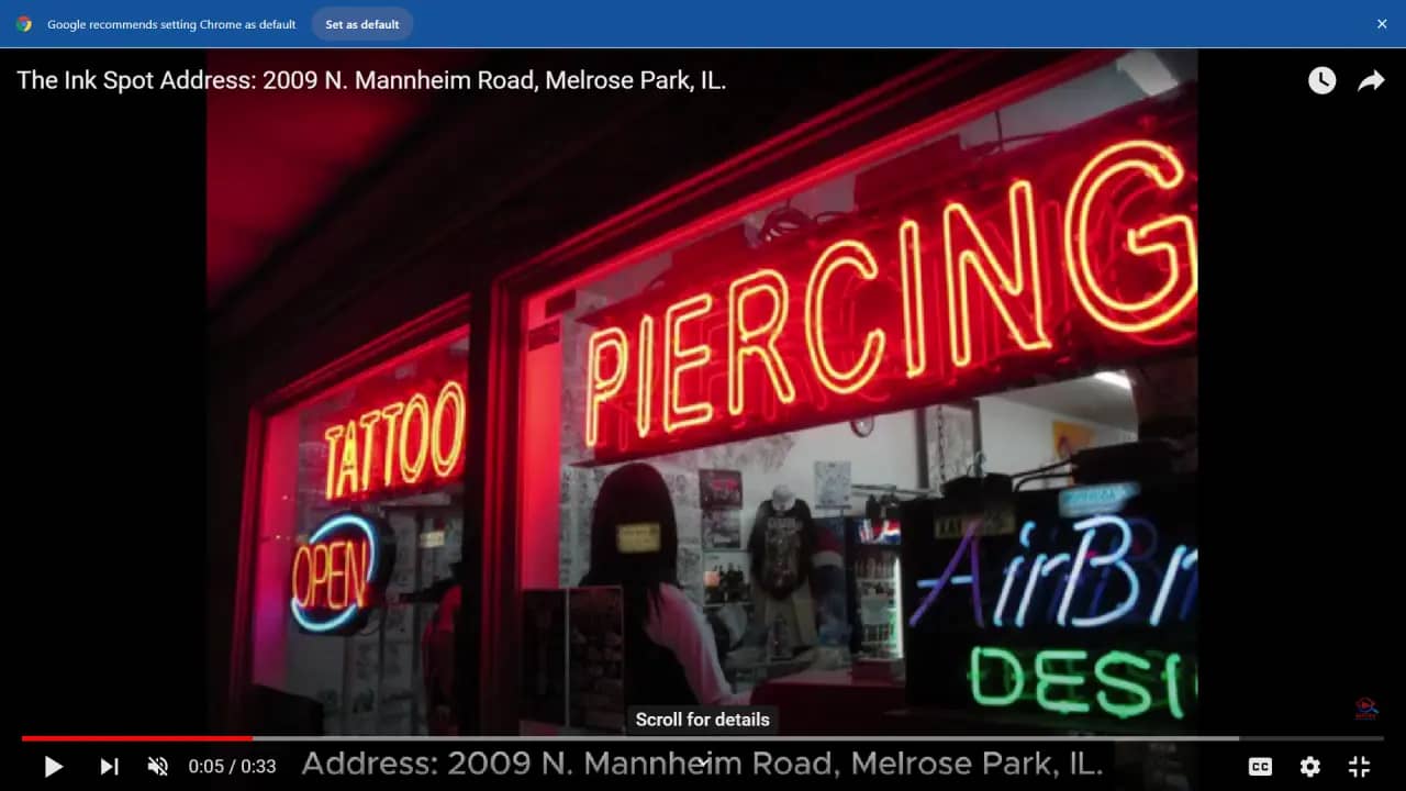 The Ink Spot Address: 2009 N. Mannheim Road, Melrose Park, IL.