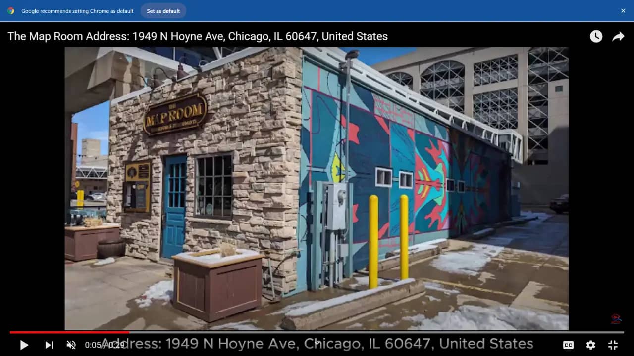The Map Room Address: 1949 N Hoyne Ave, Chicago, IL 60647, United States